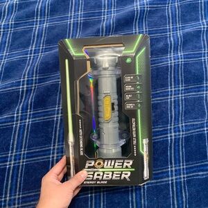 Power Saber Energy Blade with LED Green Open never used